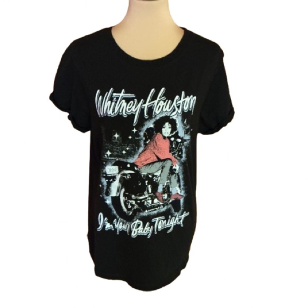 Recycled Karma Whitney Houston Graphic T shirt